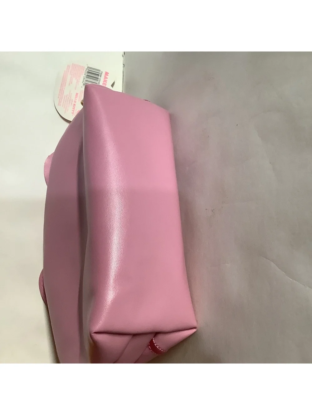 Hello Kitty Pink Makeup Pouch with Bow and Cat Ear Design